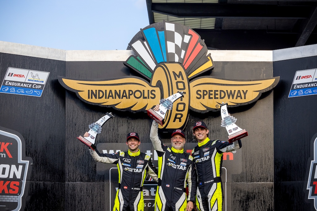 Mikkel Jensen sikrede tredje Indianapolis-sejr i træk. 
(Foto: TDS Racing)